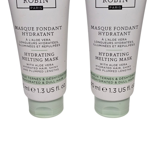2 x Christophe Robin Hydrating Melting Hair Mask With Aloe Vera 1.3 fl.oz. 40 ml - Picture 2 of 8